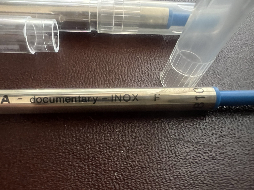 Aurora Recharge Stylo-Plume Sphère Encre Bleu F Documentaire Recharge 2 Pcs 