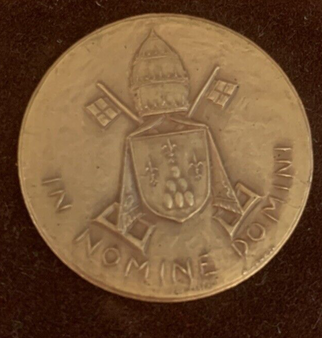 🔴 PAOLO VI medaglia PONTEFICE MASSIMO in nomine domini FDC assoluto astuccio