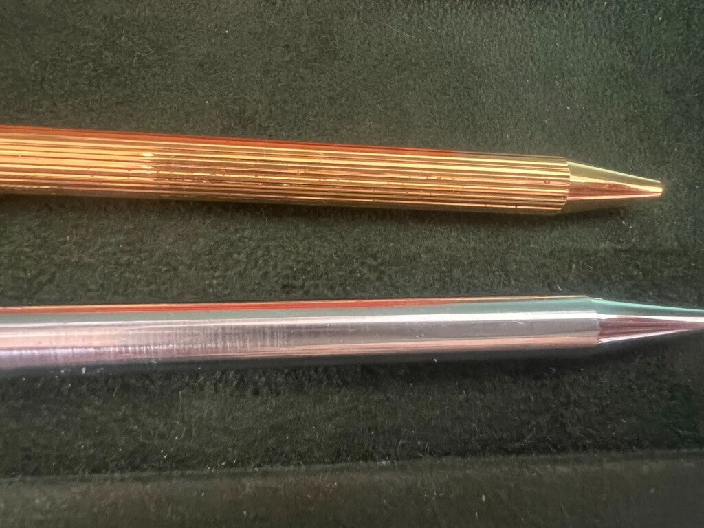 Aurora Penne Sphère Marco Polo Chrome Et Or They write 2 pens 