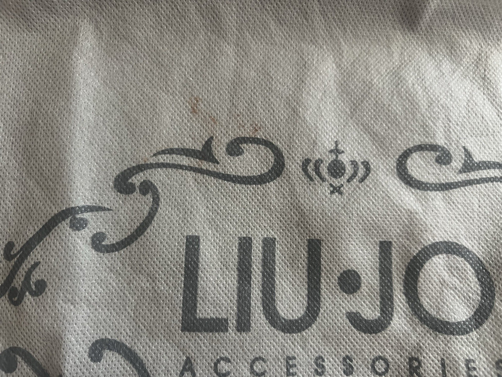 🔴 LIU JO sacca borsa anti polvere tessuto morbido floccato L 53 h 40 cm