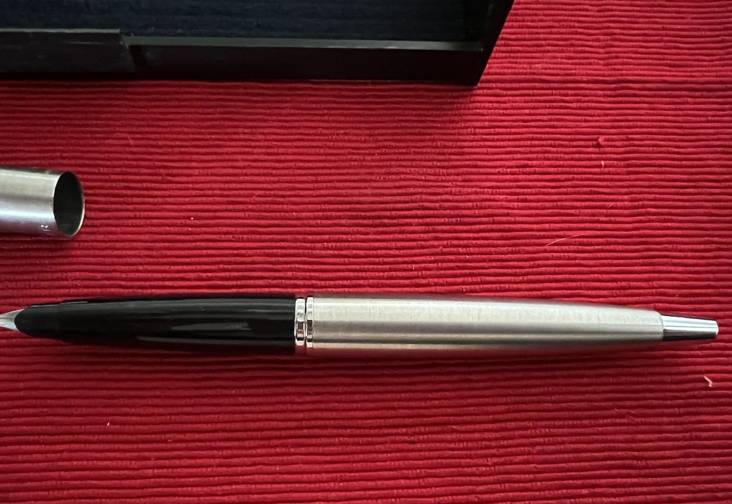 🔴 PARKER penna stilografica 45 Flighter cromata a cartuccia e sfera scrivono