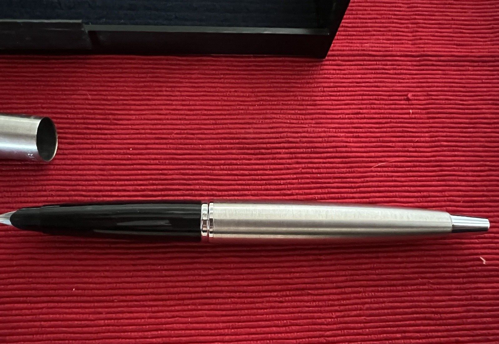 🔴 PARKER penna stilografica 45 Flighter cromata a cartuccia e sfera scrivono