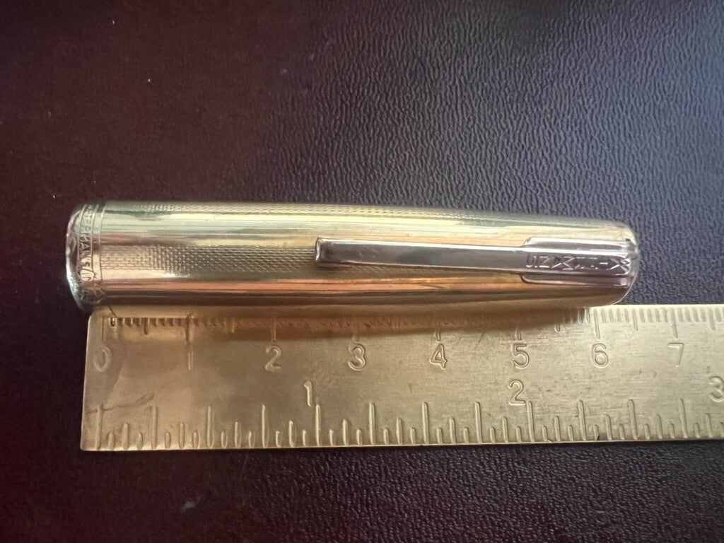 DE WATERMAN Capuche Stylo-Plume Stylo à Plume Plaqué Or Vintage Parties B 