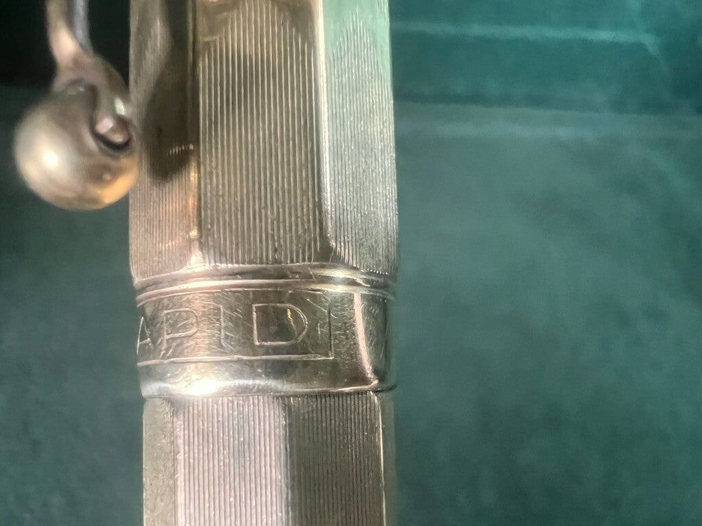 Rapid Stylo-Plume Stylo à Plume Retractable Ancre Or Fonctionne Vintage 