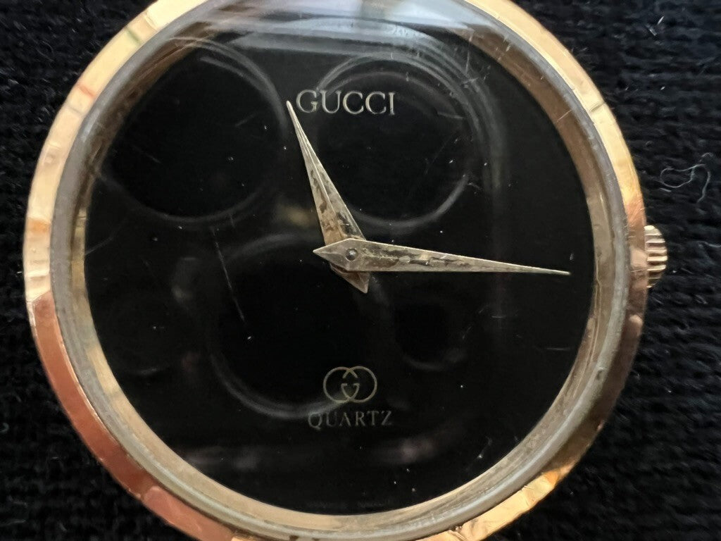 GUCCI Women's Watch Gold Plated Works 2000L Quartz Vintage 80