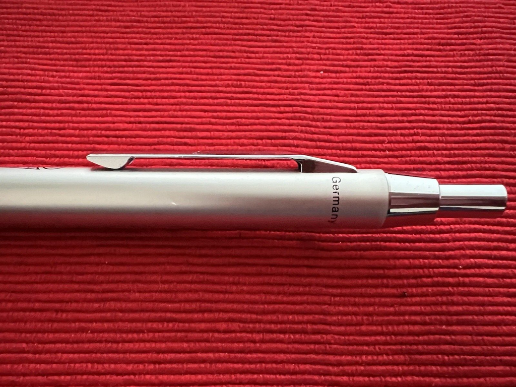 Pelikan Crayon Mécanique Portemine Satin Chrome Métal Mine 0,5 Écrit 