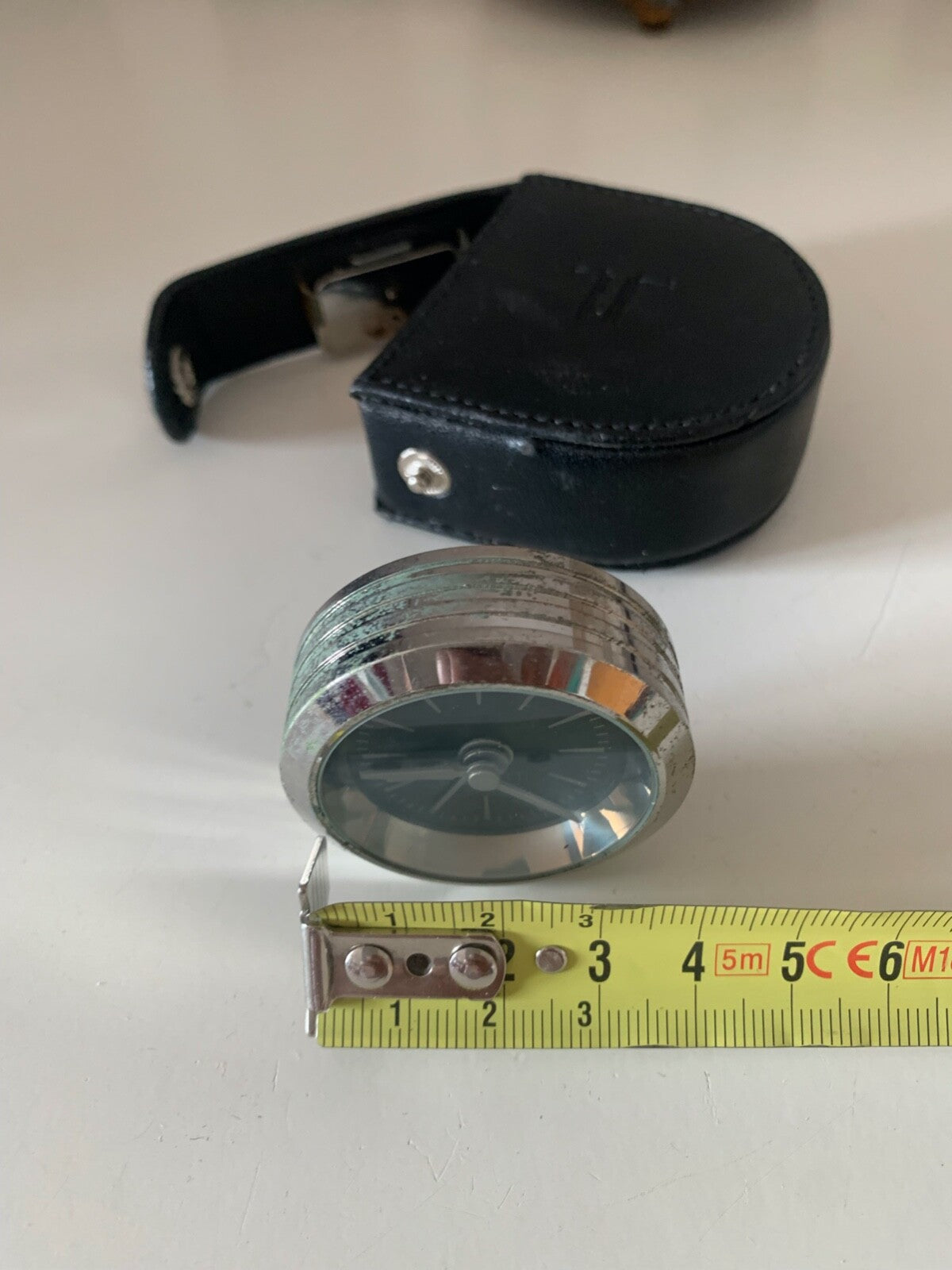 🔴 LANCETTI Taschenuhr mit Lederetui funktioniert 