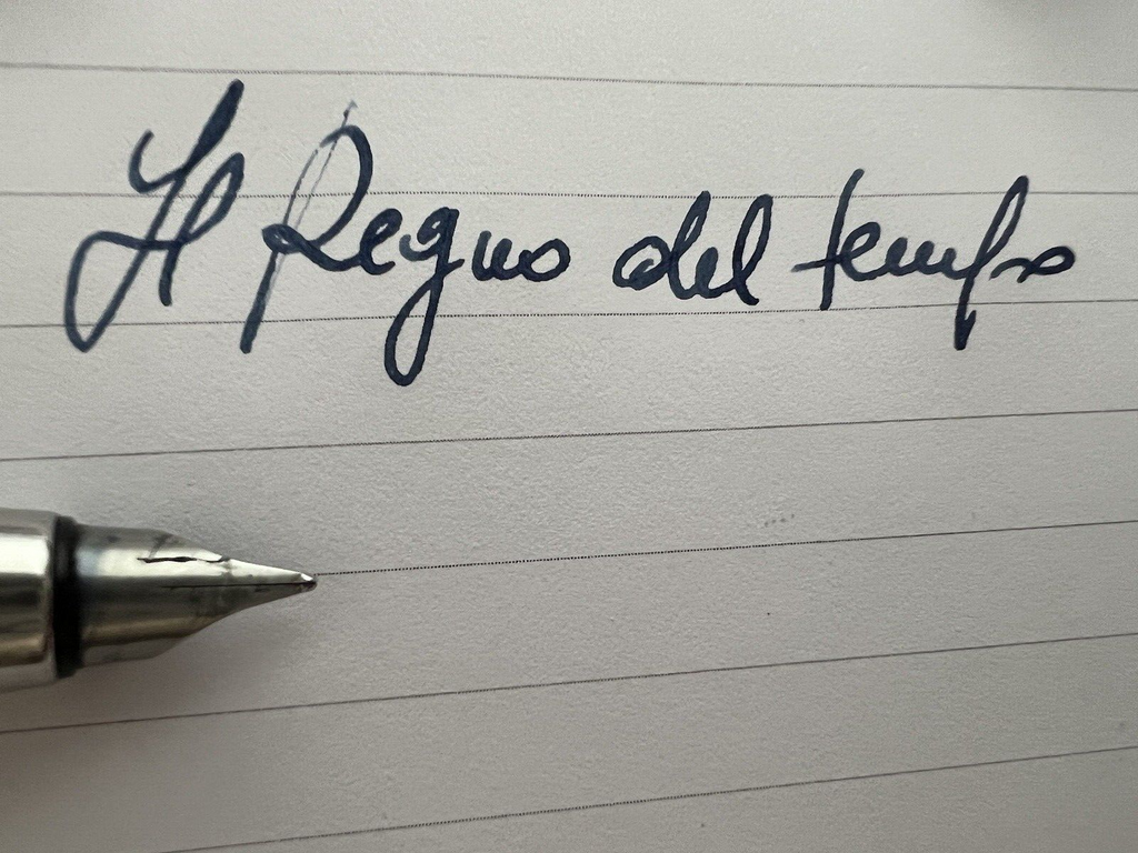 Parker Stylo-Plume Stylo à Plume 25 Chrome Joint Noir Écrit Vintage 1970 N.1