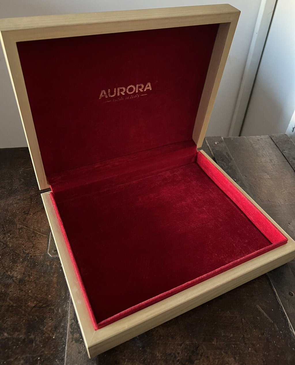 AURORA Boîte À Stylo JUBILEE 2000 En Bois Coffret Étui 