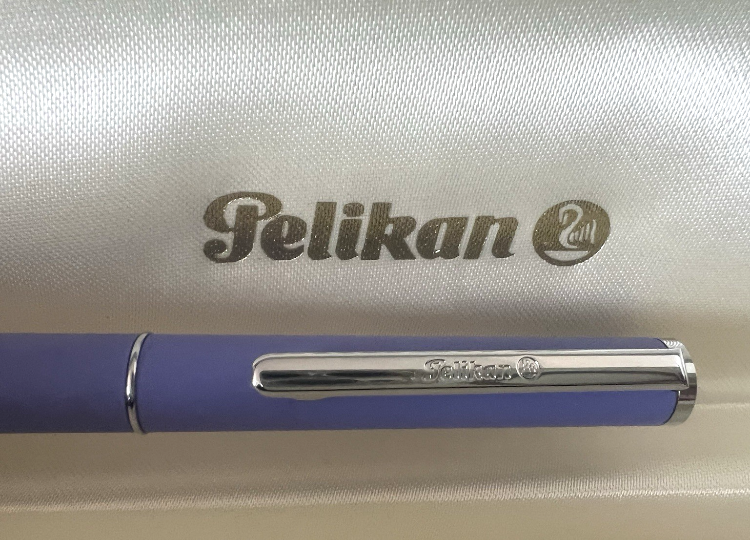 🔴 PELIKAN penna stilografica lacca viola caricamento a cartuccia F vintage