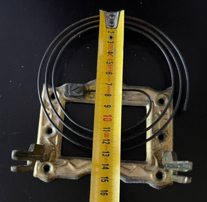 🔴 Supporto GONG orologio muro parete parti ricambio misure come foto vintage 1