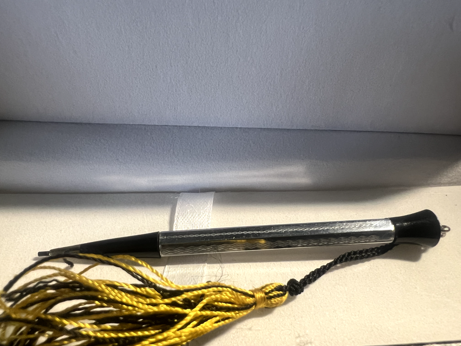 🔴 Matita meccanica portamine cromata cesellata guillochè scrive vintage