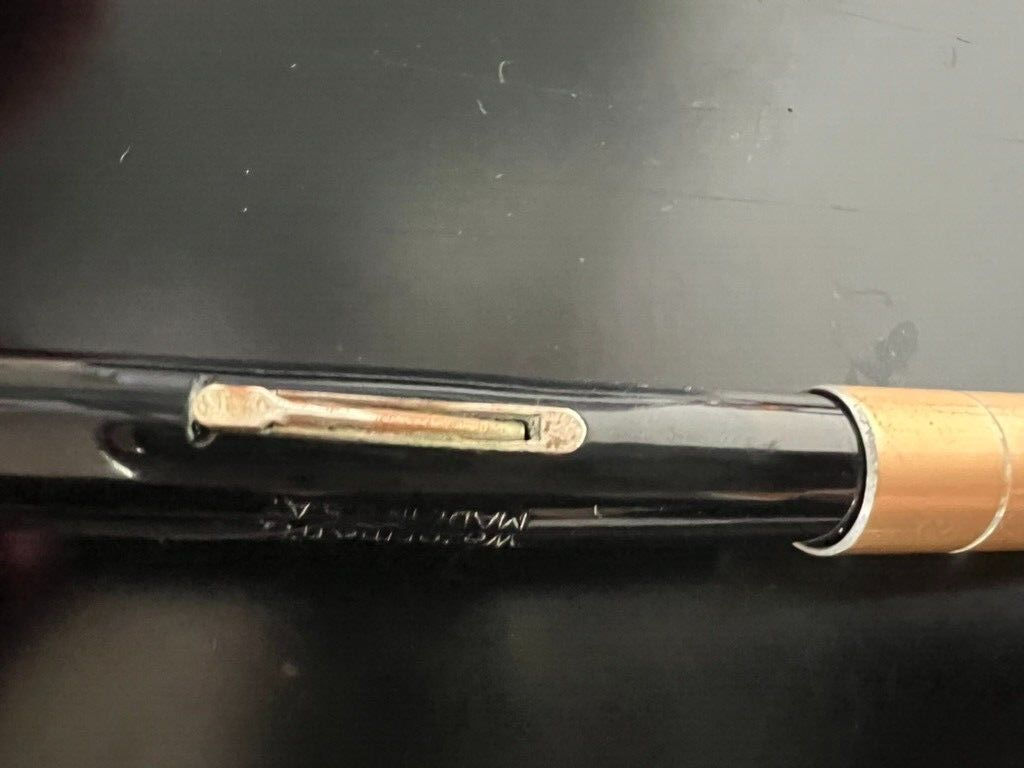 DE WATERMAN Stylo-Plume Stylo à Plume à Levier Bijou Homme Années 1950 Vintage