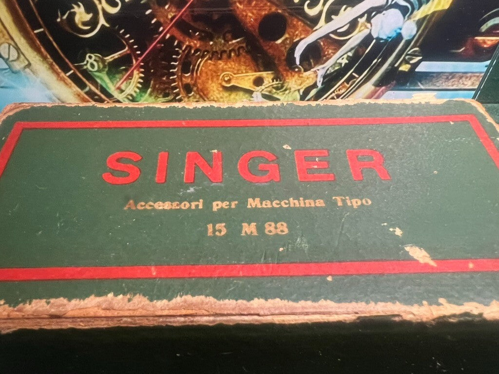 🔴 SINGER macchina cucire ACCESSORI 15M88 meccanismi ricambi ingranaggi vintage