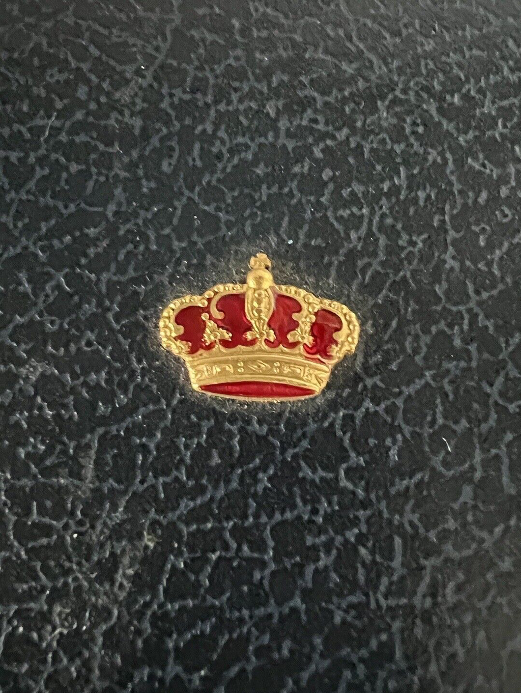 🔴 CEJALVO CRUZ scatola moneta medaglia stemma corona reale Spagna 12 h 17