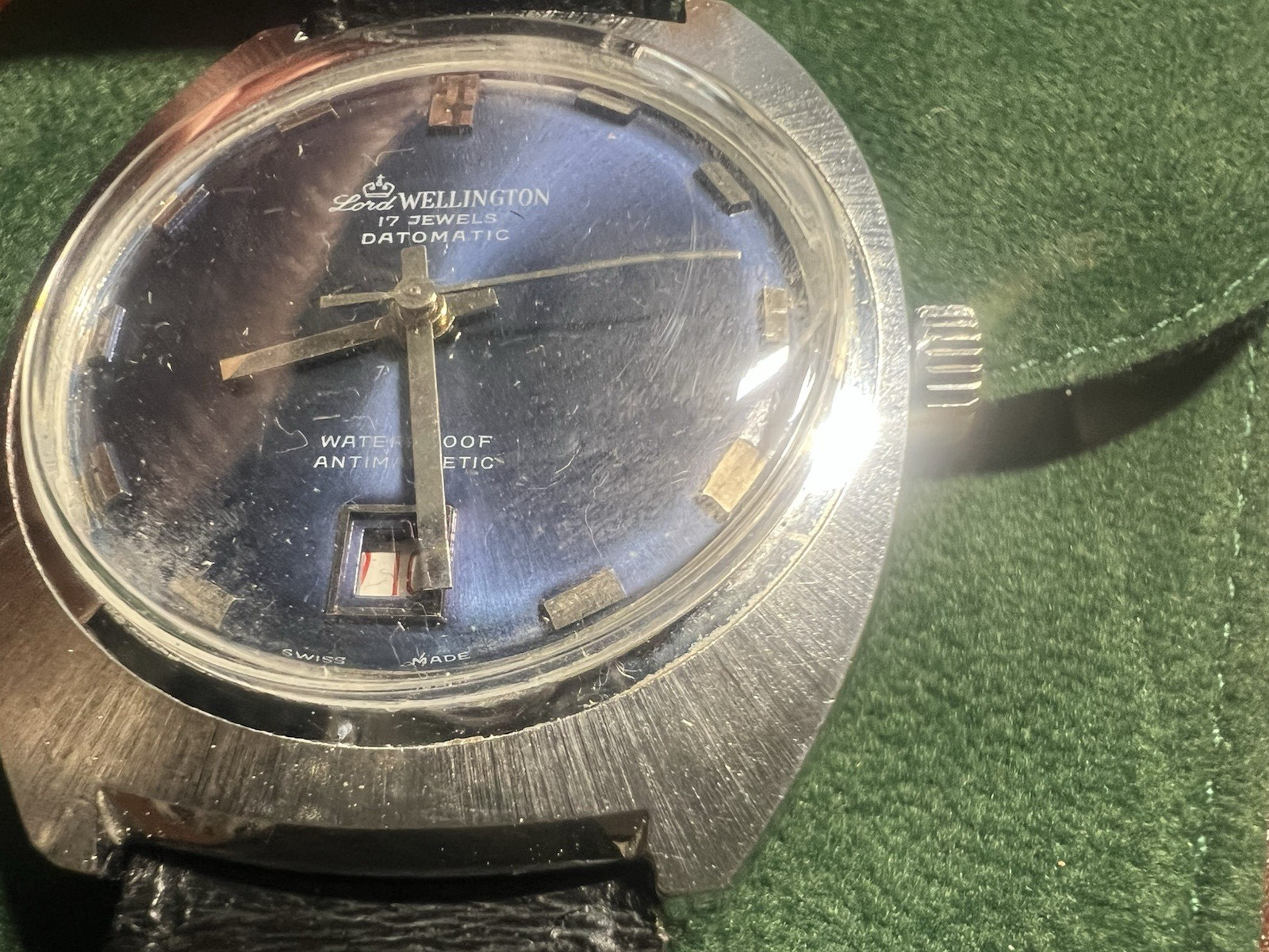 🔴 LORD WELLINGTON orologio uomo carica manuale Datomatic vintage