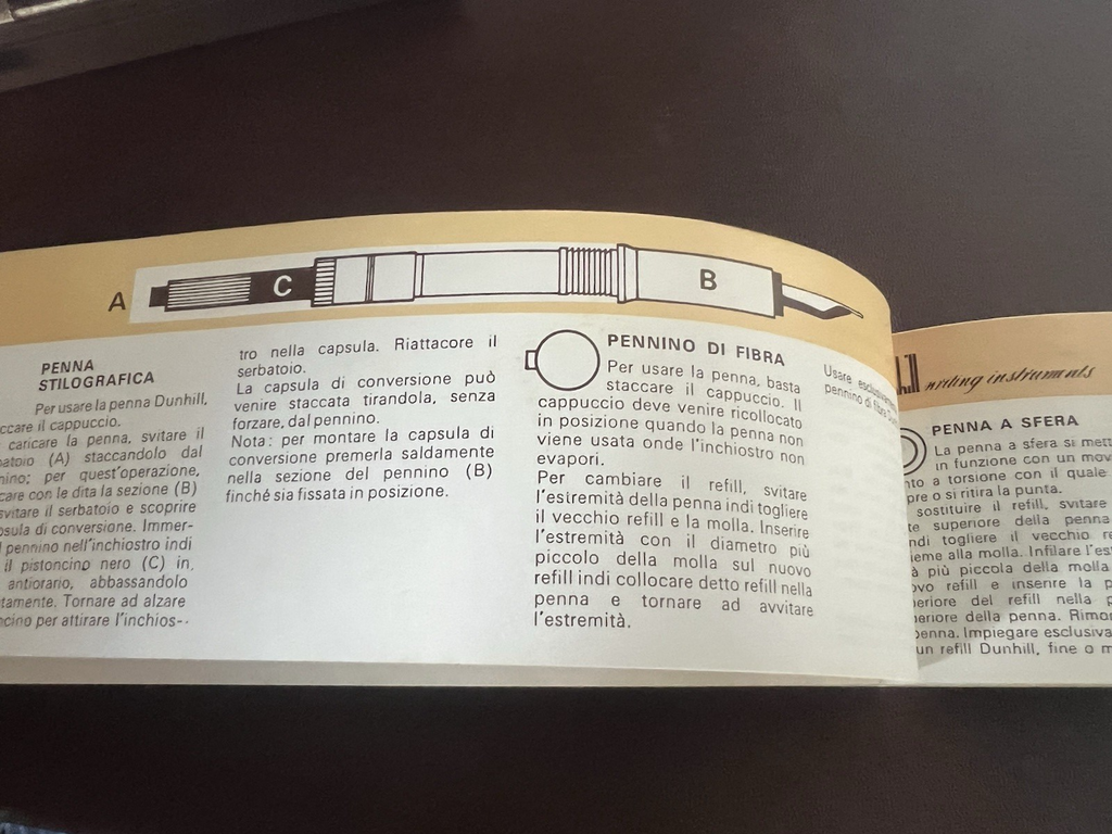 🔴 DUNHILL penna stilografica ARGENTO 925 STERLING pennino ORO M Montblanc