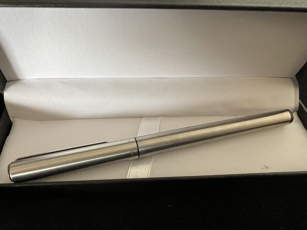 🔴 PELIKAN penna stilografica AG AIRPEN cromata cartuccia SCRIVE vintage