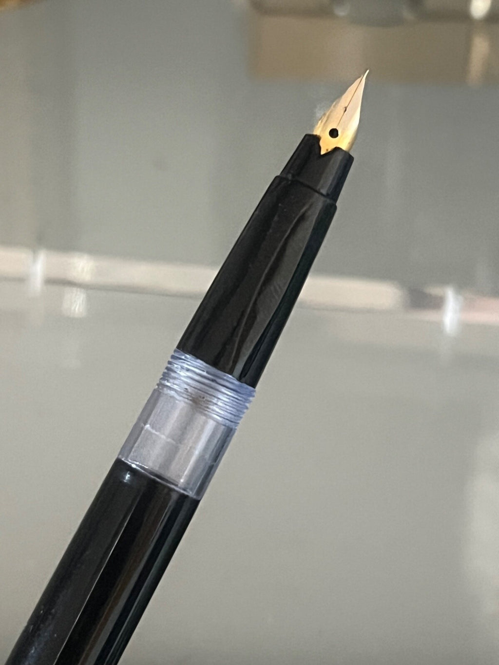 Luxor Pen Fountain Pen Piston Functional Black Vintage Years 1960