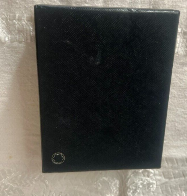 🔴 MONTBLANC scatola portafoglio cofanetto custodia e guida di servizio