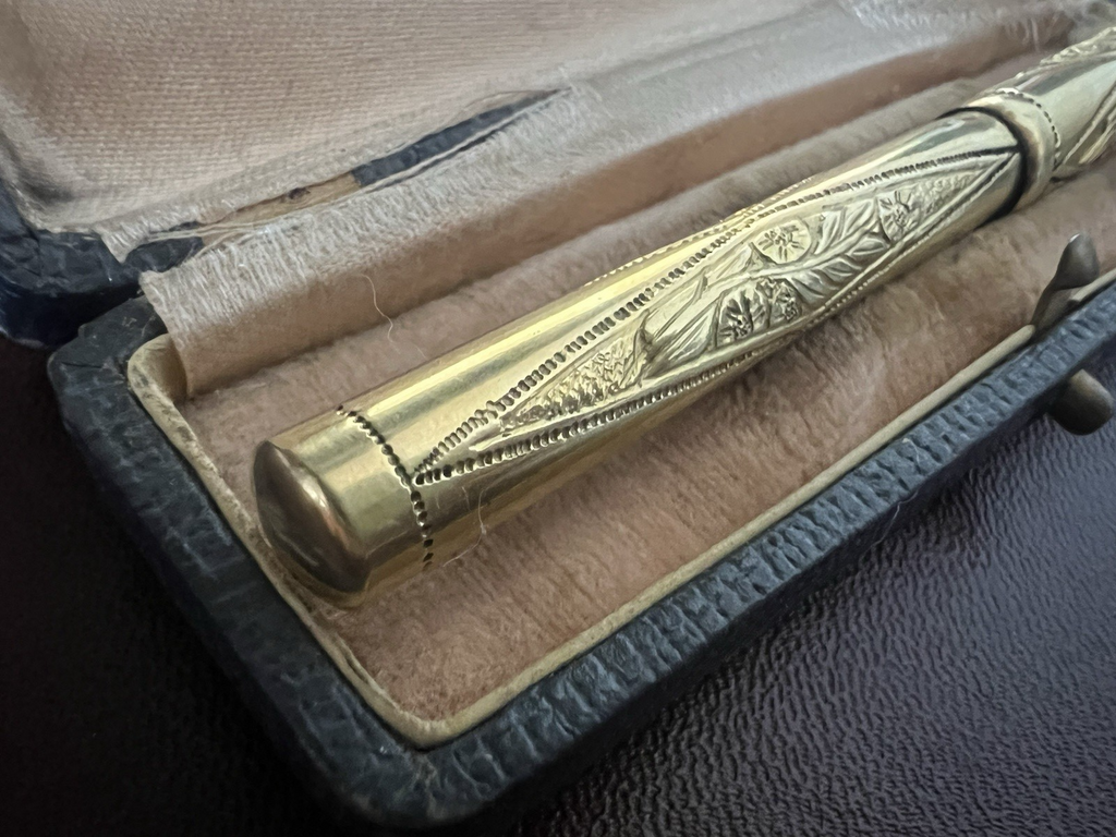 🔴 Penna stilografica OTTOMANA IMPERIALE sultano Abdulhamid II antica