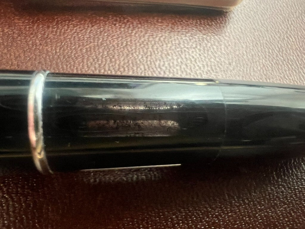 Stylo-Plume Stylo à Plume Noire Piston Aerodinamico Or Écrit Vintage C 
