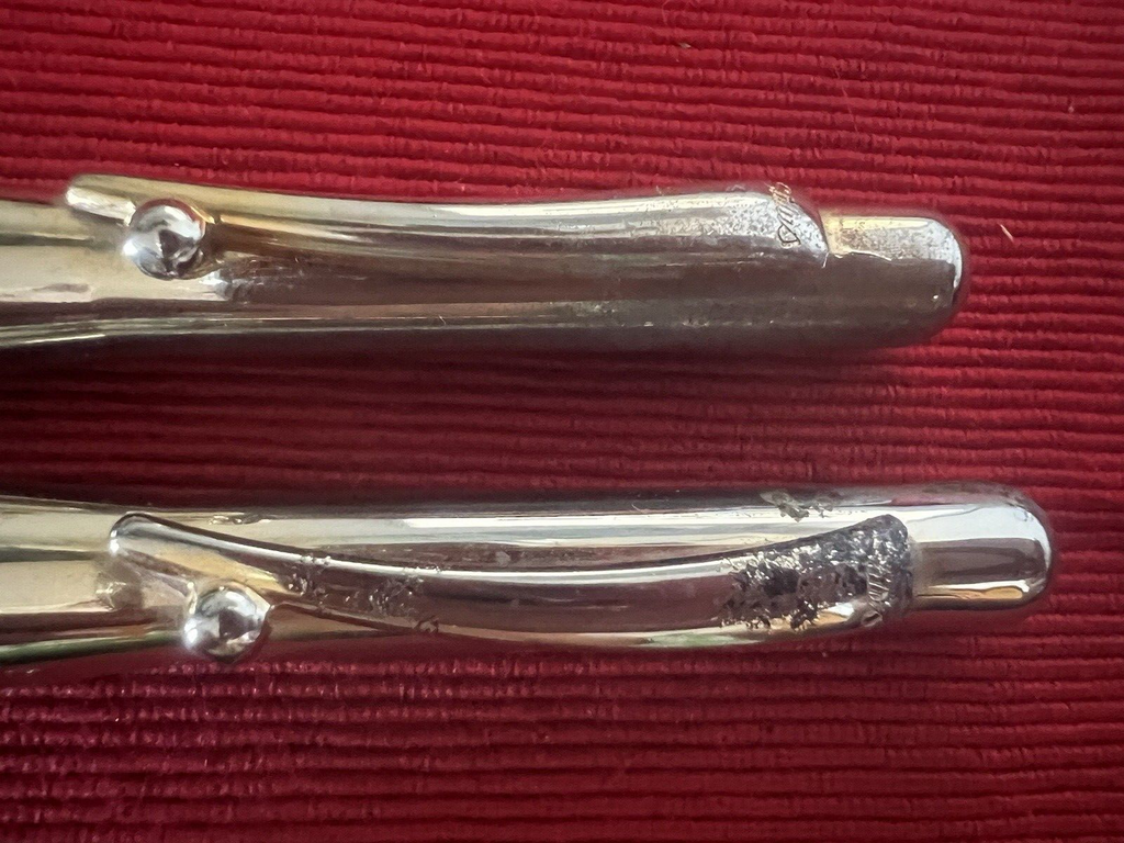 🔴 STILUS chrome fountain pens iridium nib cartridge writes 2 PENS 