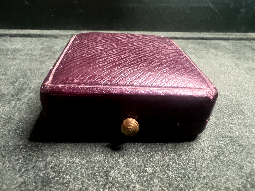 🔴 Scatola ciondolo pendente medaglione astuccio custodia gioiello vintage