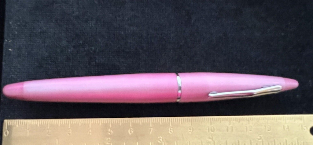 🔴 LAMBORGHINI penna stilografica in lacca rosa a cartuccia scrive con scatola