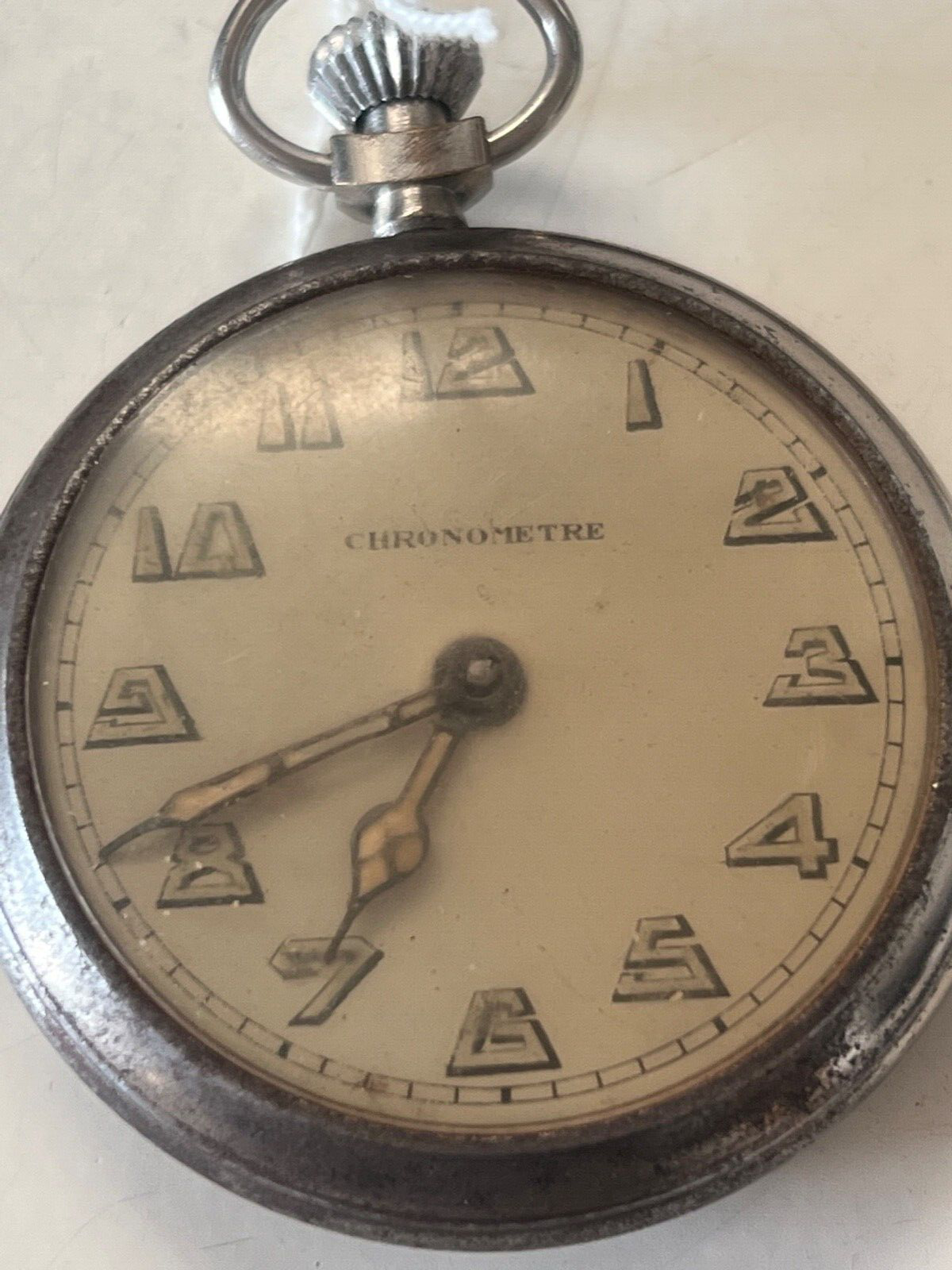 🔴 CHRONOMETRE orologio tasca uomo carica manuale da revisionare parti