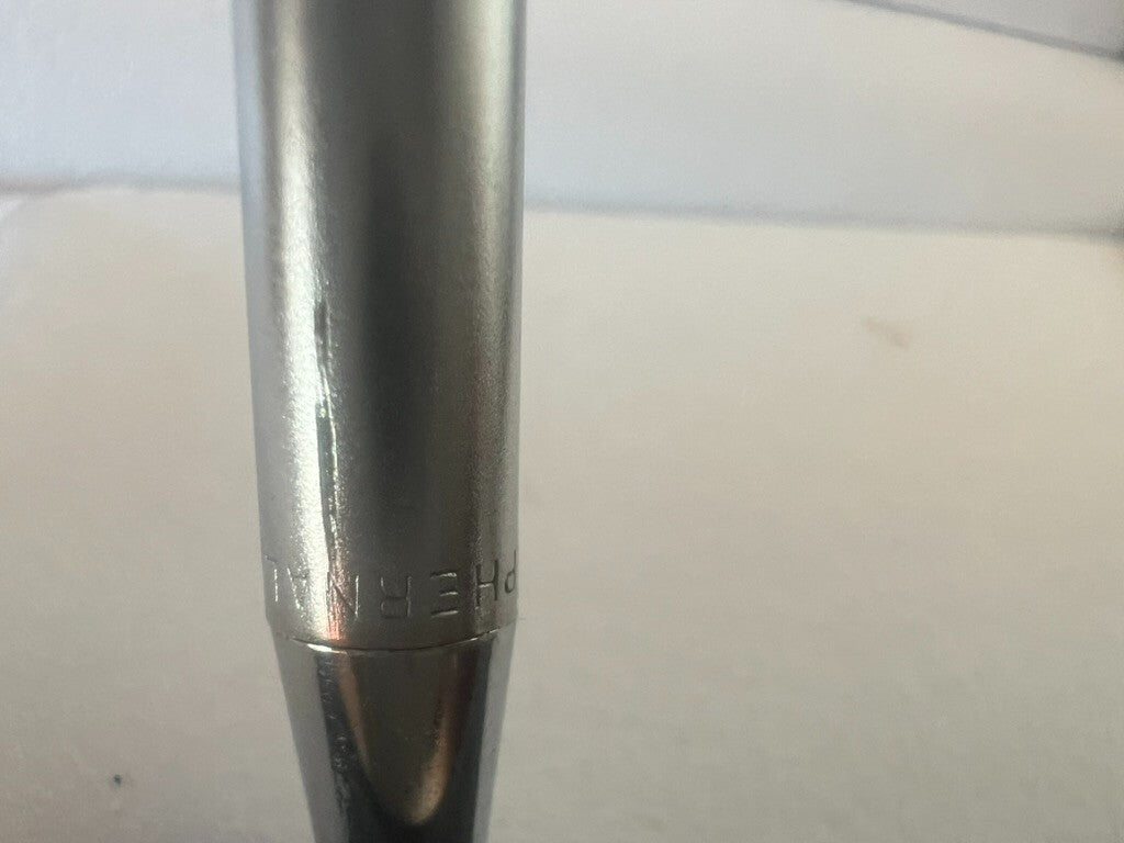 PARAFERNALIA Stylo À Bille Chromé Satiné À Cliquet Vintage