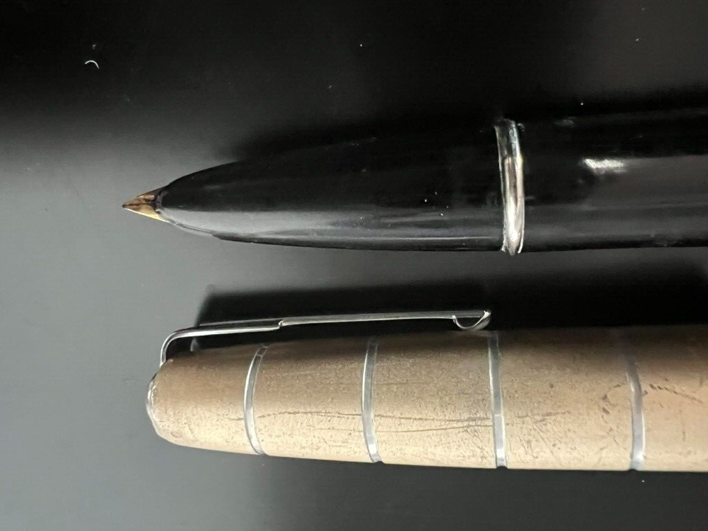 DE WATERMAN Stylo-Plume Stylo à Plume à Levier Or Du 1950 Vintage Écrit