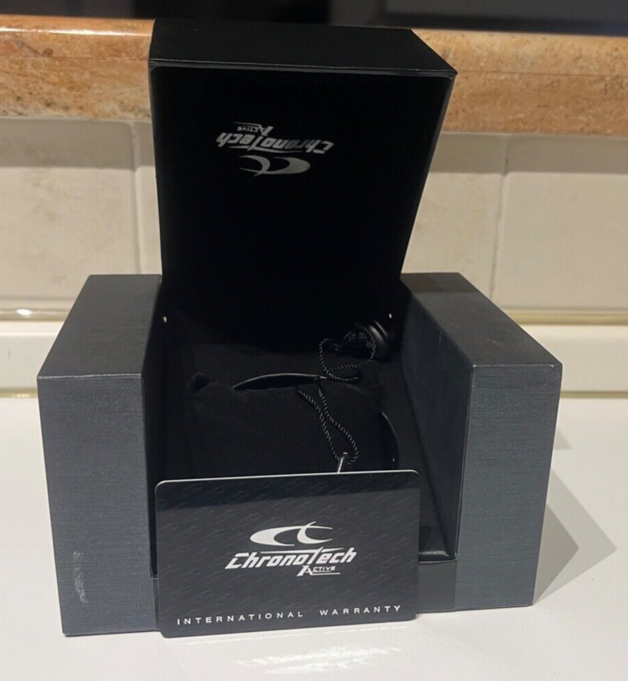 🔴 CHRONOTECH ACTIVE box scatola orologio custodia garanzia cartellino