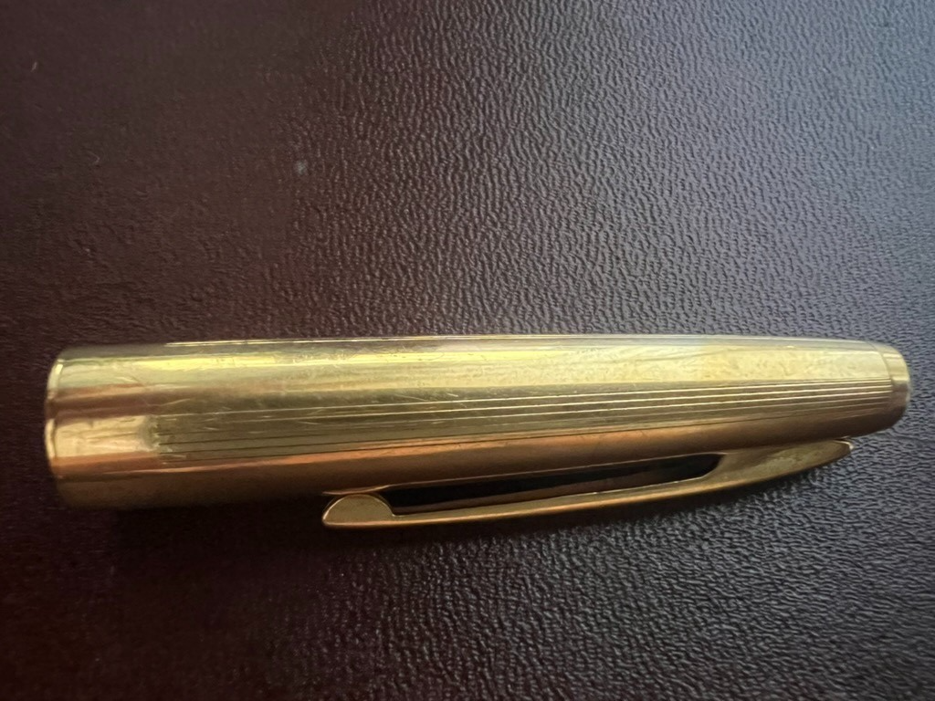 DE WATERMAN Capuche Stylo-Plume Stylo à Plume Plaqué Or Vintage de Rechange C