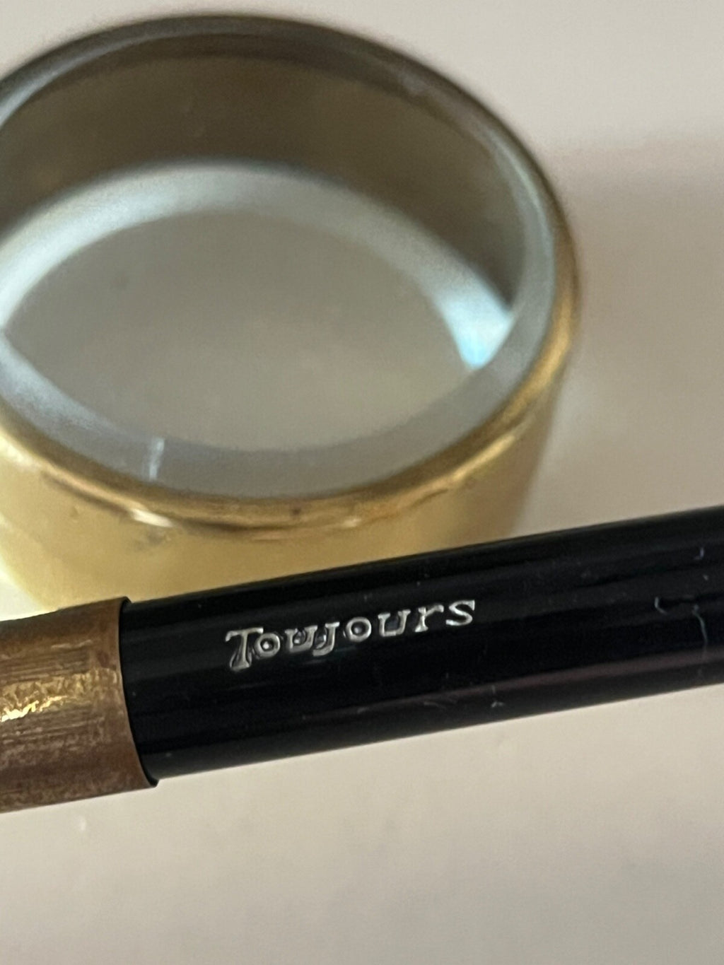🔴 TOUJOURS penna stilografica PISTONE INTERNO cappuccio laminato antica