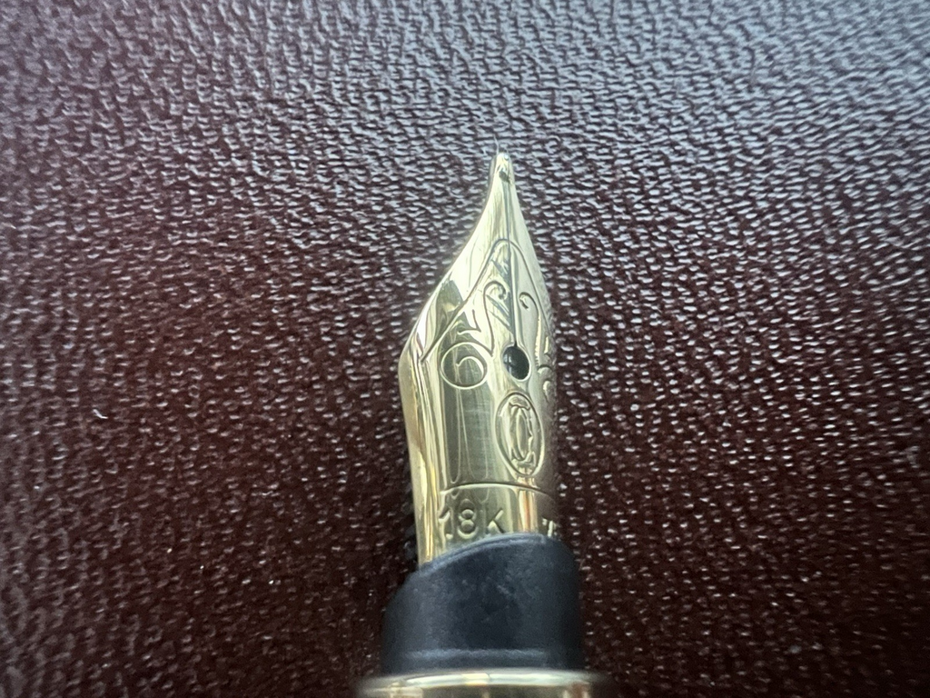 🔴 CARTIER penna stilografica Diabolo mini pennino ORO 18 CARATI M garanzia