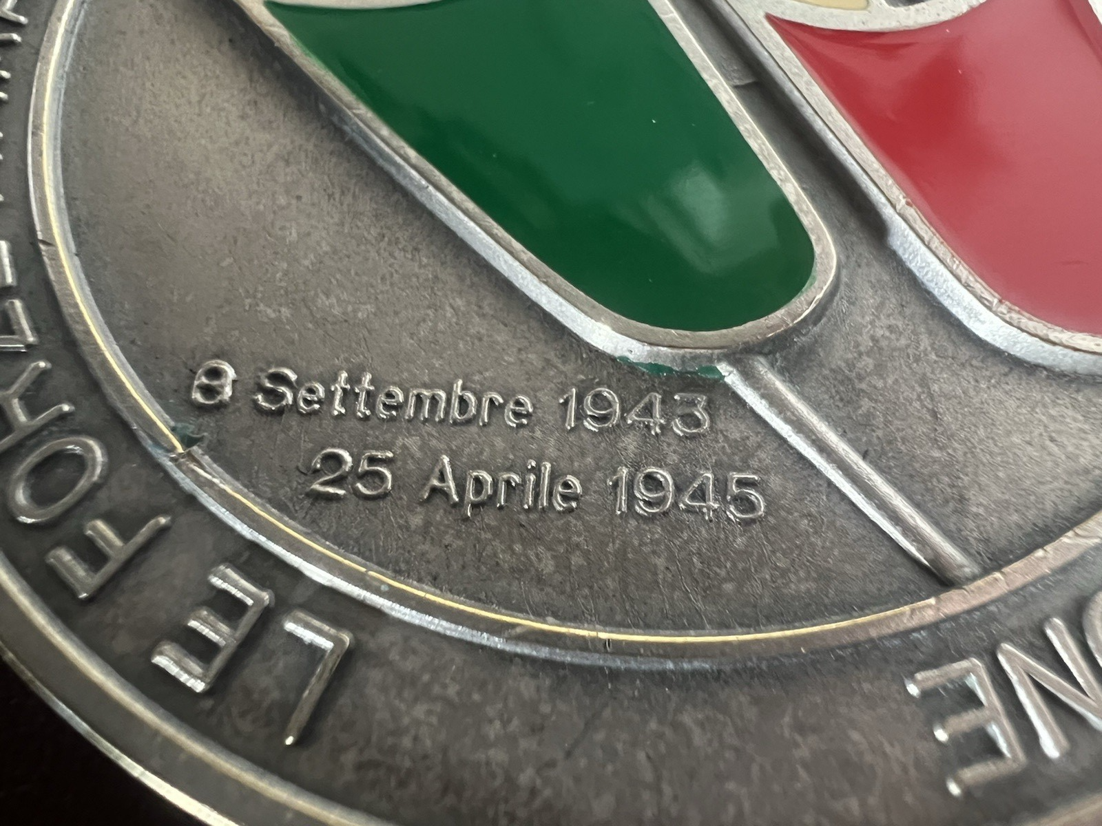 🔴 Medaglia LE FORZE ARMATE cinquantenario guerra LIBERAZIONE 1943-1945