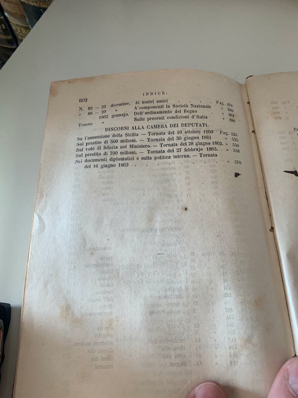 🔴 Book POLITICAL WRITINGS by Giuseppe La Farina Volume 2 old 1870 