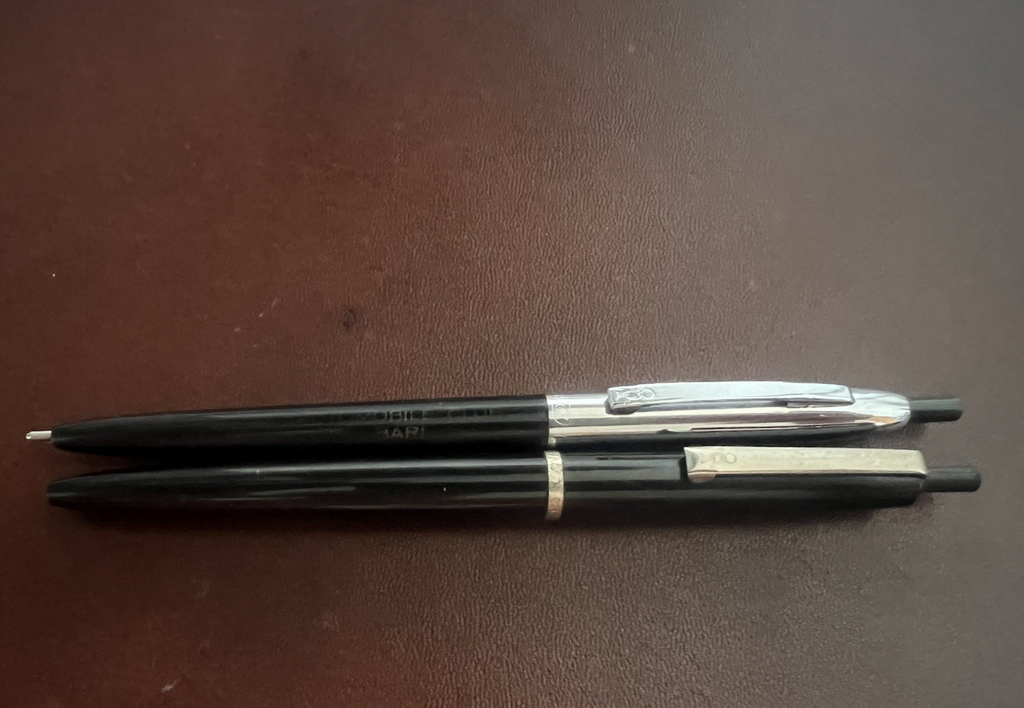 🔴 BIC penne sfera a scatto di cui una pubblicitaria scrivono vintage