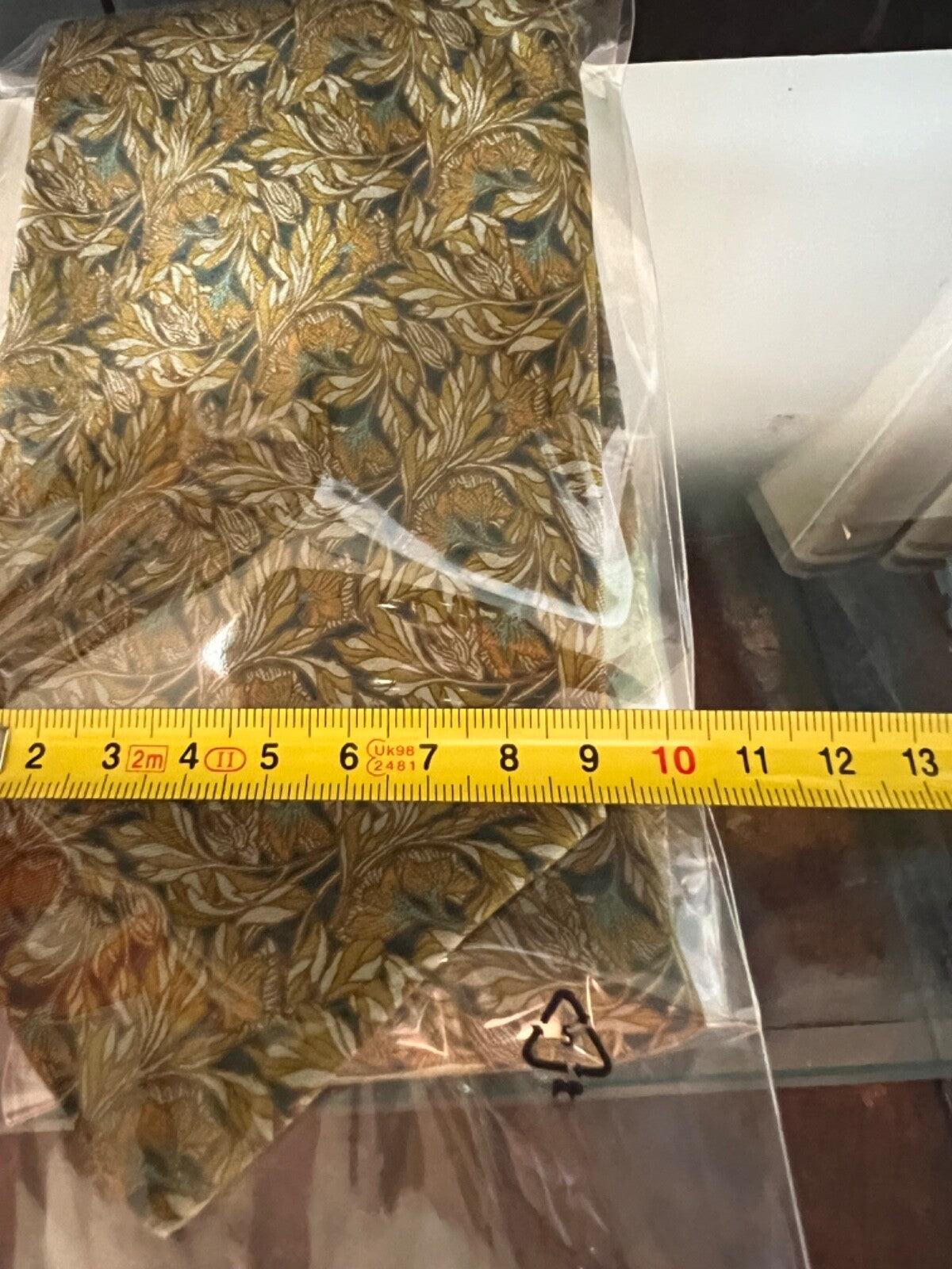 🔴 FENDI cravatta uomo SETA FOGLIE DI AUTUNNO classica italiana busta