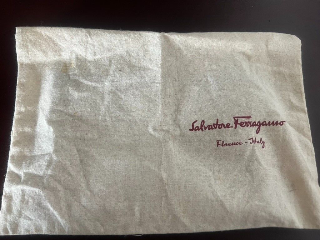 Salvatore Ferragamo Pochette Porte Maquillage Homme Femme Petit Sac Vintage