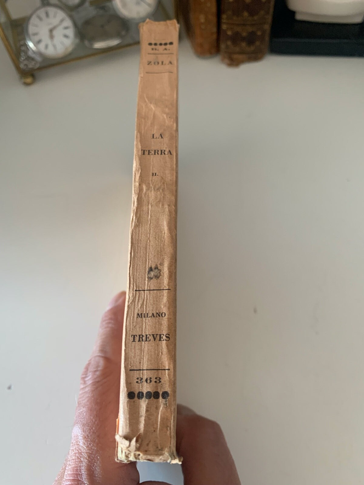 Livres Romans la Terre Emilio Zola Treves Editore Époque 1929