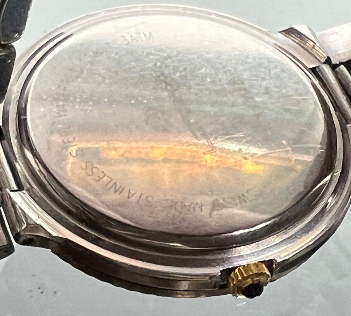 🔴 LORENZ orologio uomo quarzo 14560 acciaio e laminato con scatola RARO vintage