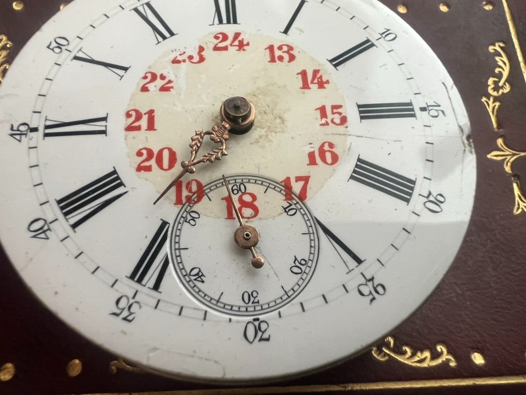 Vintage Pocket Watch Movement Ceramic For Revision Parts 