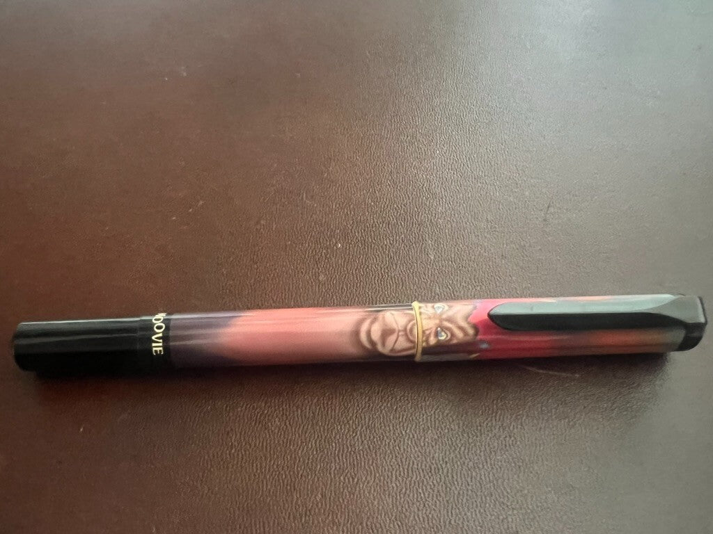 🔴 PELIKAN penna stilografica Moovie cartoni fumetti mai usata vintage