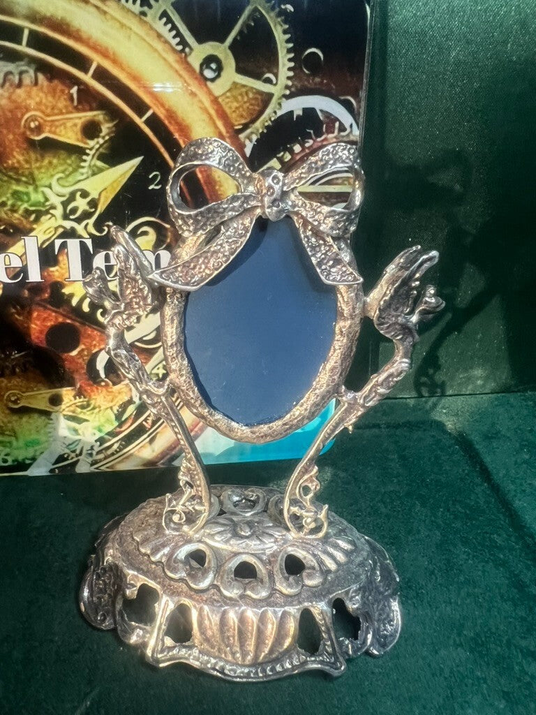 🔴 Porta PROFUMI ESSENZE da borsa toilette con specchio 5 PEZZI vintage