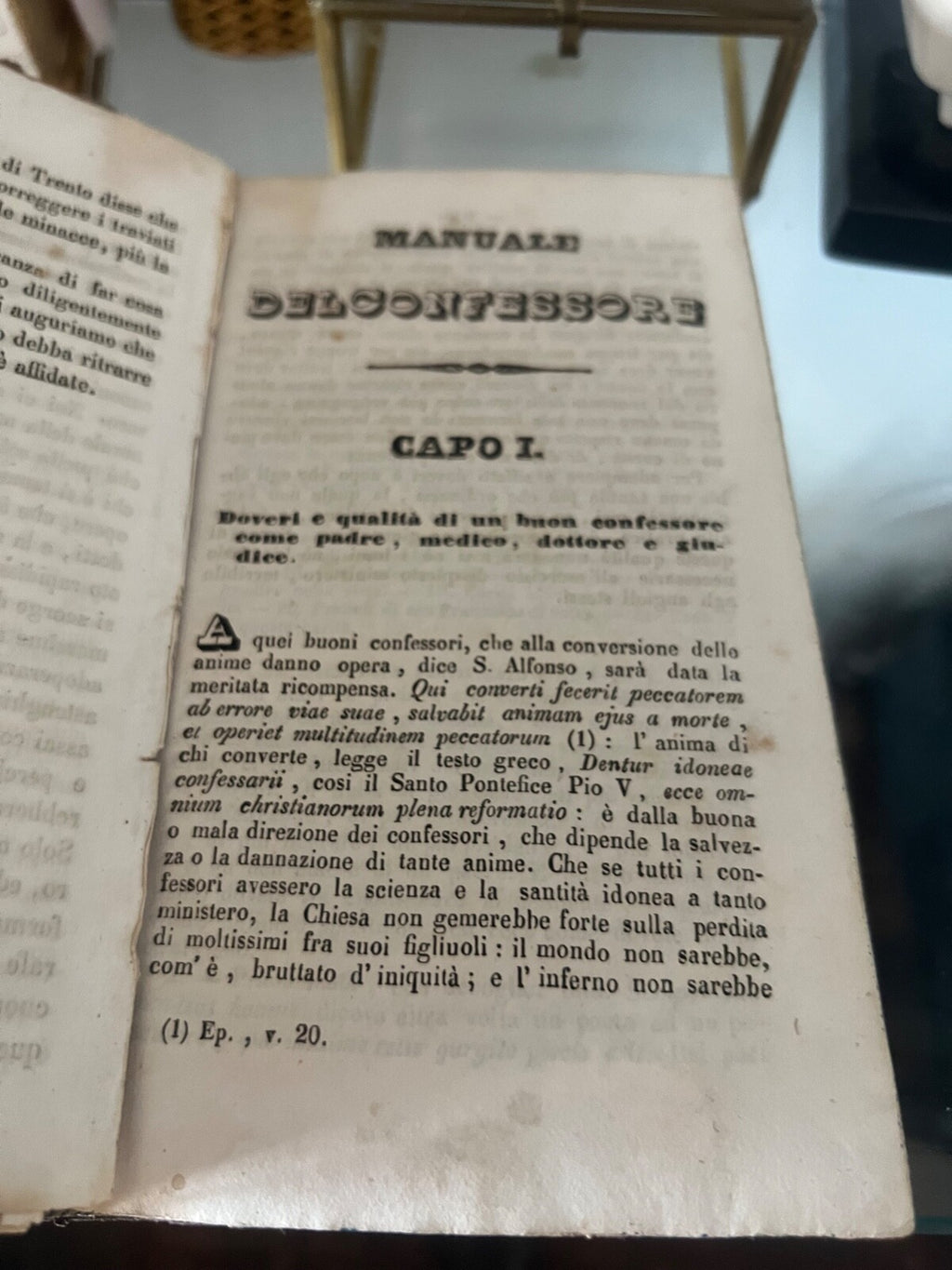 🔴 Libro MANUALE DEI CONFESSORI per l'abate Gaume canonico Nevers Napoli 1850