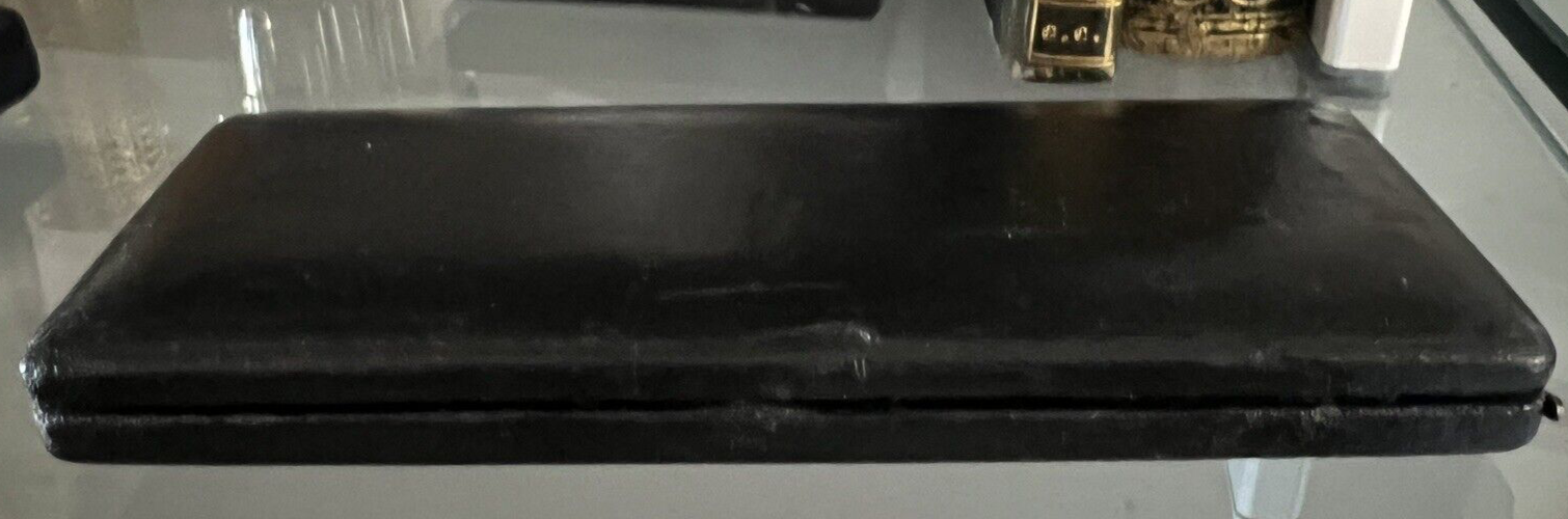 🔴 RICHTER Zirkel, technische Zeichenbox, Samt, Holz, Leder, komplett, VINTAGE 