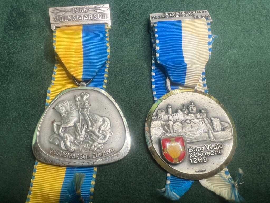 🔴 Medaglie MILITARI al merito metallo nastri vintage LOTTO n.13