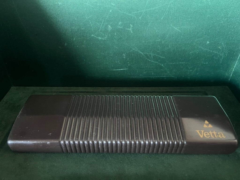 🔴 VETTA box scatola orologio uomo rigida marrone vintage